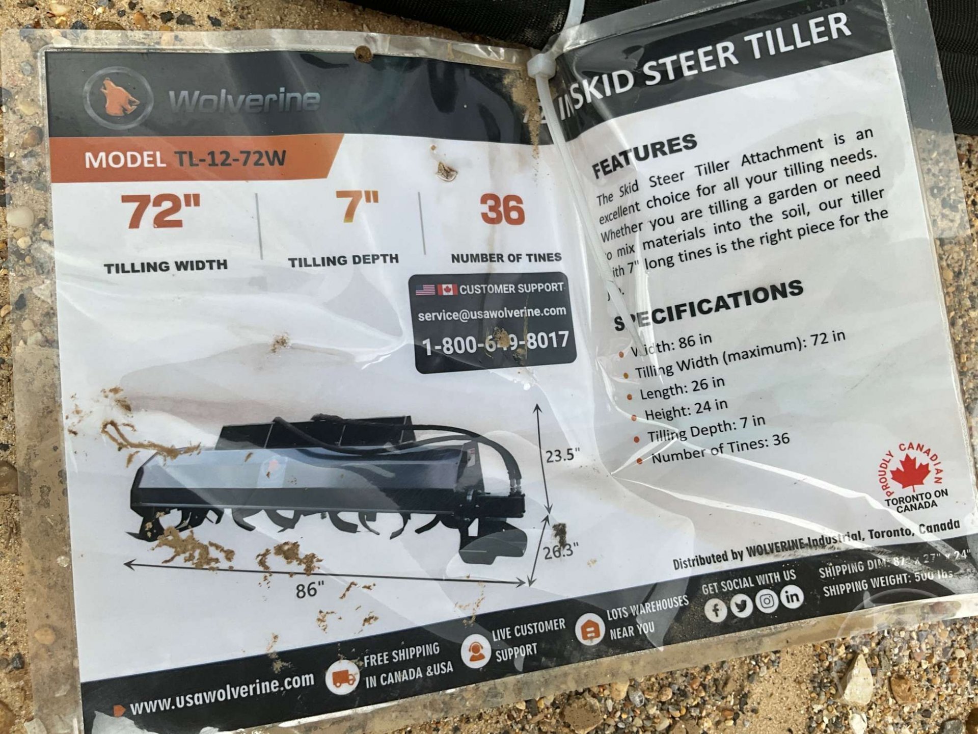 Used 2025 WOLVERINE TL-12-72W Skid Steer in Brooklyn, MS | RaD